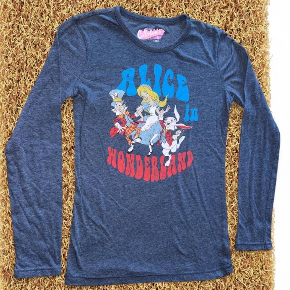 Old-navy Women's Grey and Blue Shirt